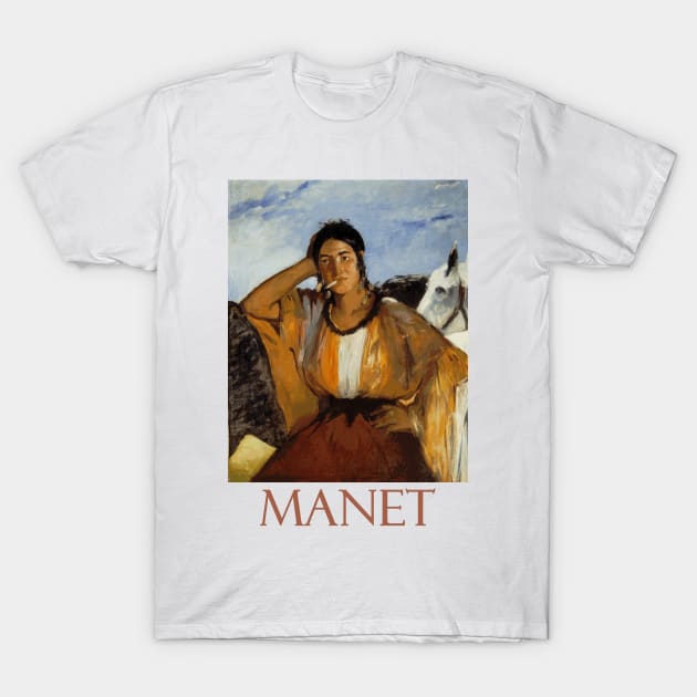 Gypsy with a Cigarette by Edouard Manet T-Shirt by Naves